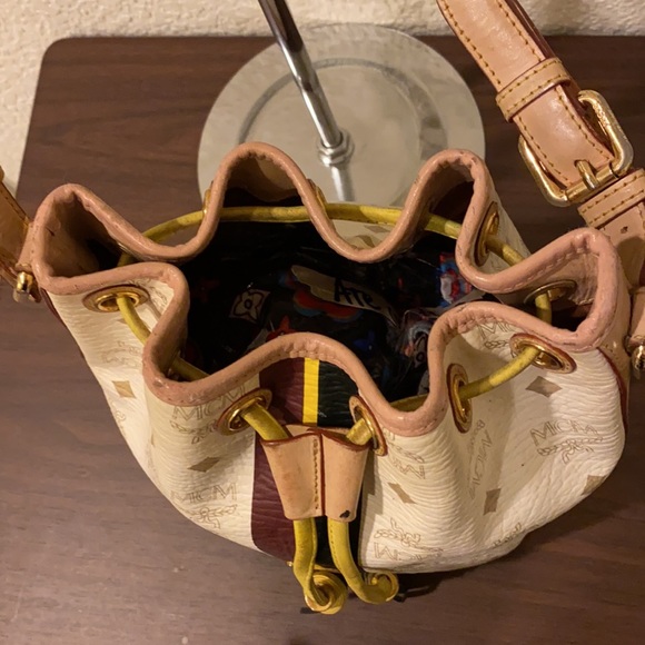 MCM Visetos Mini Bucket - Picture 4 of 10